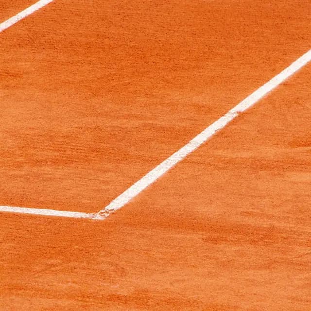 Cover: the corner of a clay court